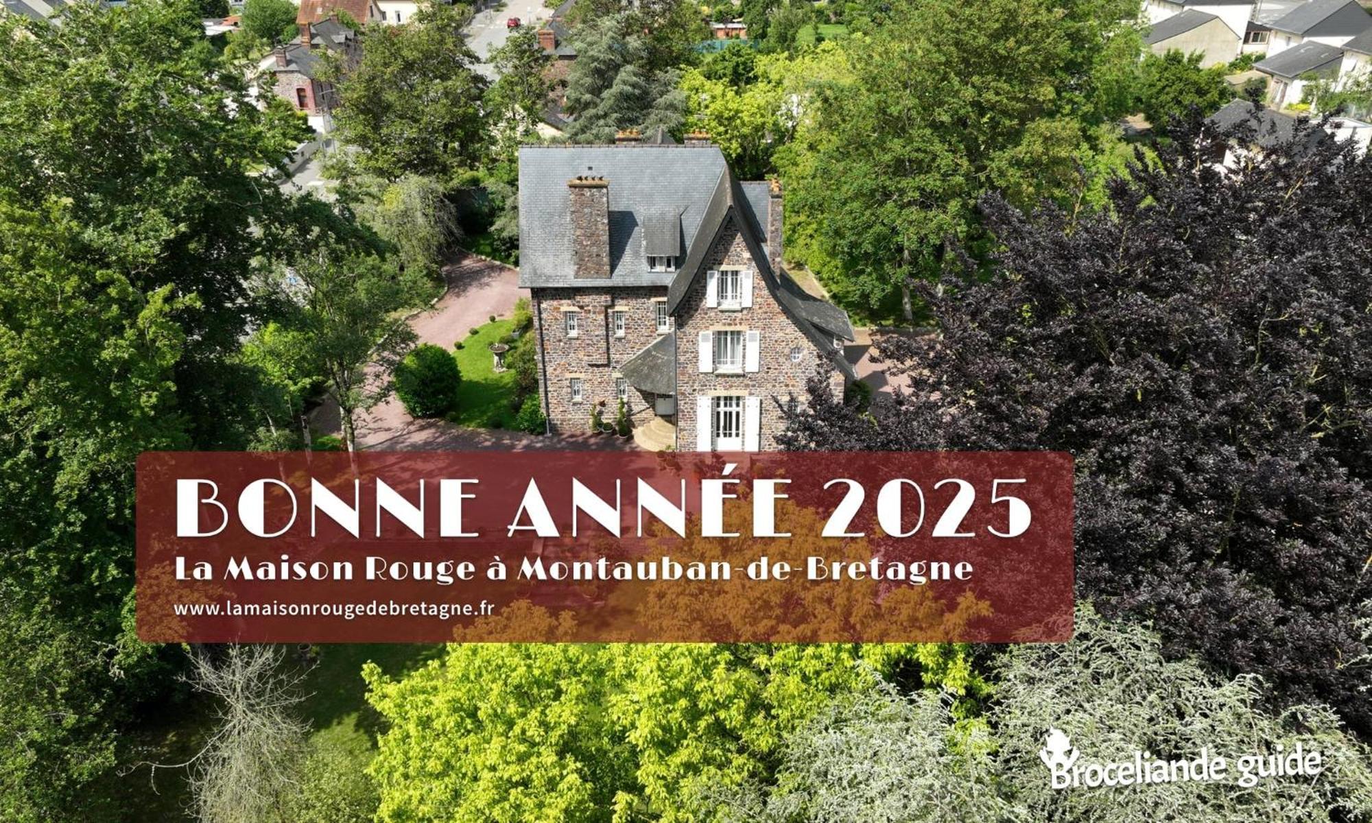 La Maison Rouge Broceliande Montauban-de-Bretagne Exteriör bild